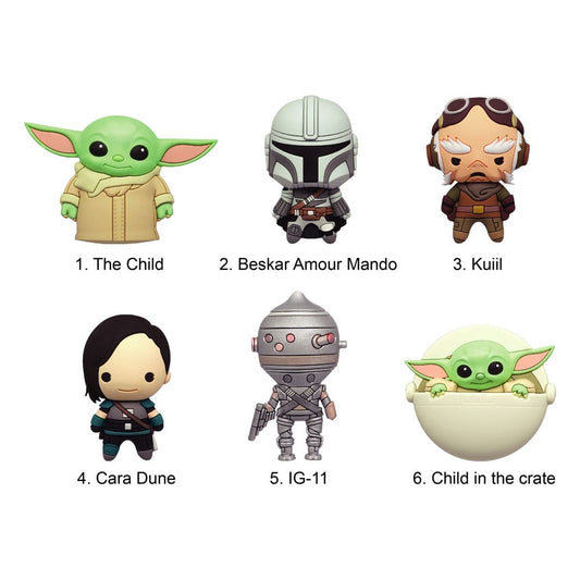 Star Wars: The Mandalorian 3D 3D Magnete Series 1 Display (12) Image 1