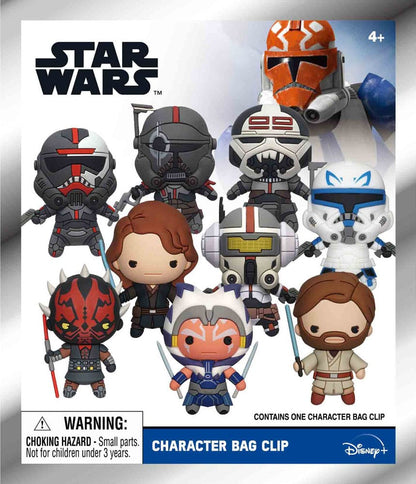 Star Wars Clone Wars 3D PVC-Taschenanhänger Series 4 Display (24) Image 2