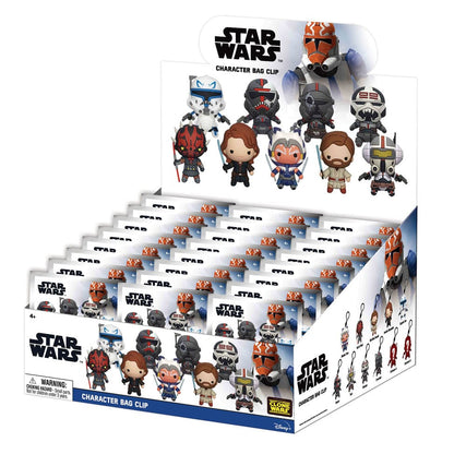 Star Wars Clone Wars 3D PVC-Taschenanhänger Series 4 Display (24) Image 3