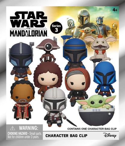 Star Wars The Mandalorian 3D PVC-Taschenanhänger Serie 3 Blind Bag Display (24) Image 3