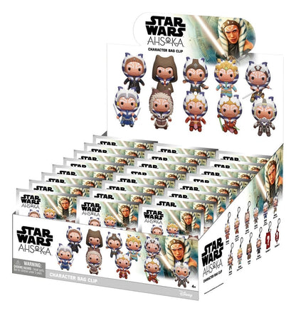 Star Wars Ahsoka 3D PVC-Taschenanhänger Serie 1 Blind Bag Display (24) Image 1