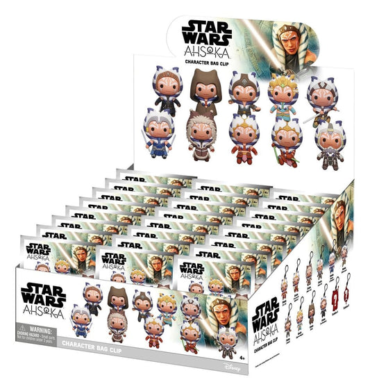 Star Wars Ahsoka 3D PVC-Taschenanhänger Serie 1 Blind Bag Display (24) Image 1