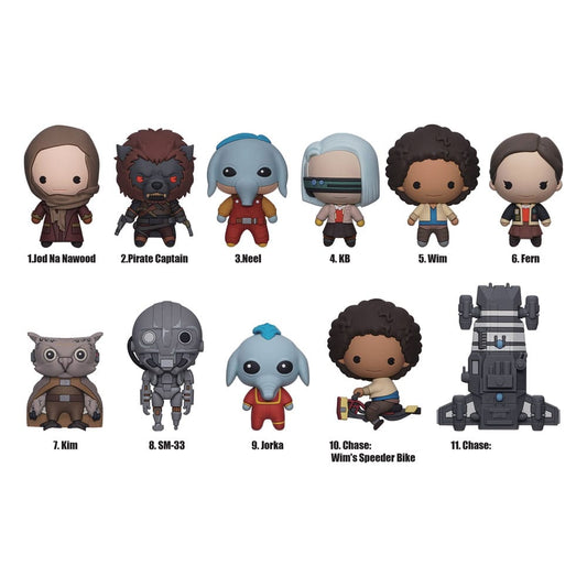 Star Wars 3D PVC-Taschenanhänger Skeleton Crew Display (24) Image 1
