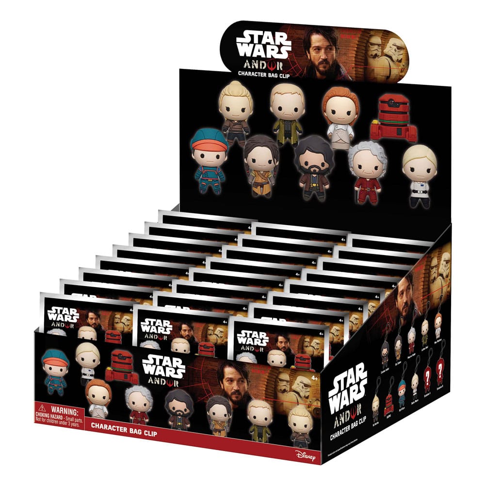 Star Wars 3D PVC-Taschenanhänger Andor Display  (24) Image 1