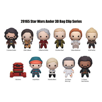 Star Wars 3D PVC-Taschenanhänger Andor Display  (24) Image 2