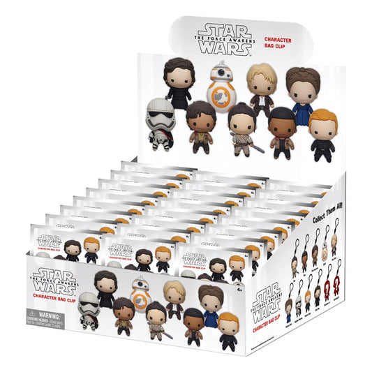 Star Wars: Das Erwachen der Macht 3D PVC-Taschenanhänger Display (24) Image