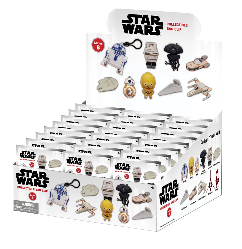 Star Wars PVC-Taschenanhänger Series 8 Power Of Force Display (24) Image 3
