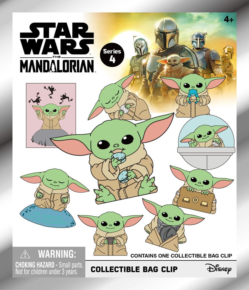 Star Wars 3D PVC-Taschenanhänger Best of Grogu Serie 1 Display (24) Image 2