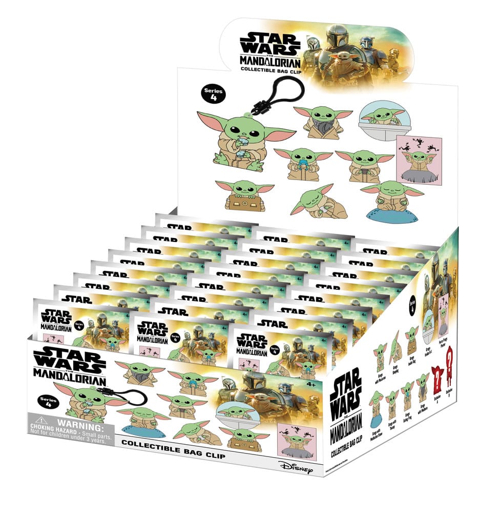 Star Wars 3D PVC-Taschenanhänger Best of Grogu Serie 1 Display (24) Image 3
