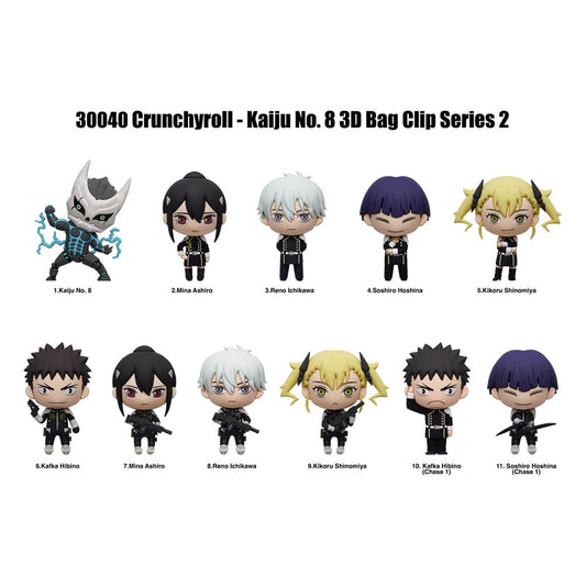 Kaiju No. 8 PVC-Taschenanhänger Series 2 Display (24) Image 1