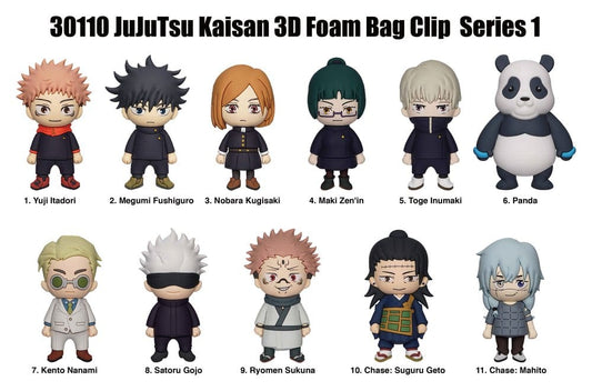 Jujutsu Kaisen 3D PVC-Taschenanhänger Serie 1 Display (24) Image 2