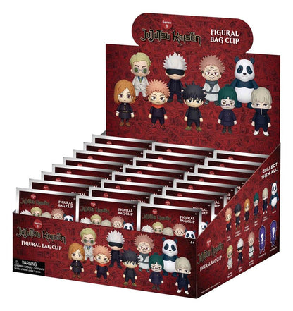 Jujutsu Kaisen 3D PVC-Taschenanhänger Serie 1 Display (24) Image 1