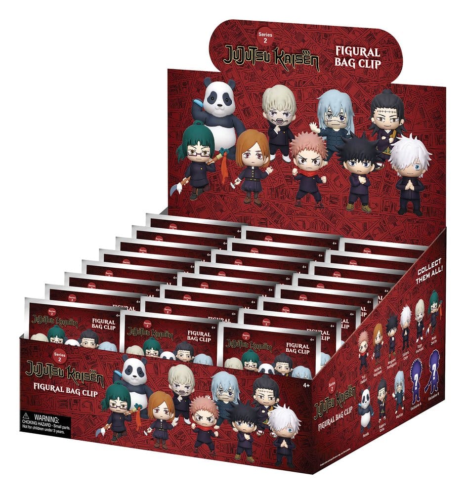 Jujutsu Kaisen 3D PVC-Taschenanhänger Serie 2 Display (24) Image 1