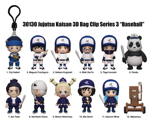 Jujutsu Kaisen 3D PVC-Taschenanhänger Serie 3 Blind Bag Display (24) Image 2
