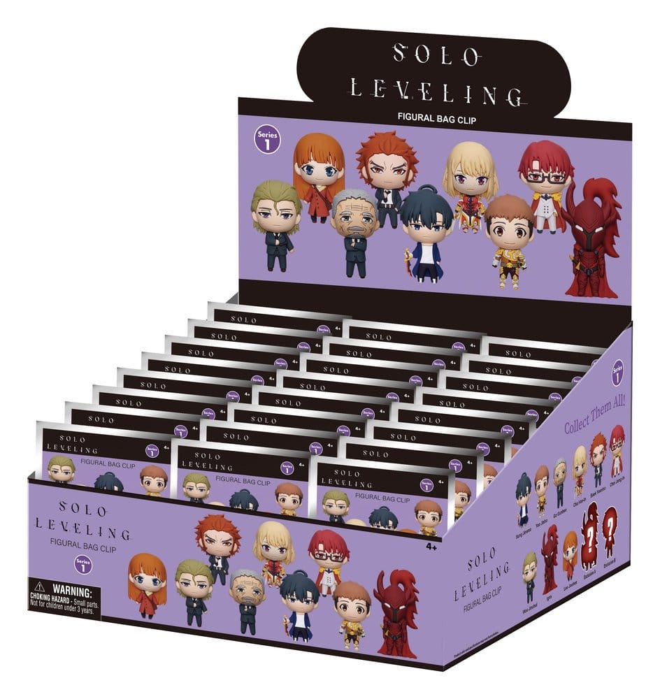 Solo Leveling 3D PVC-Taschenanhänger Serie 1 Blind Bag Display (24) Image 1