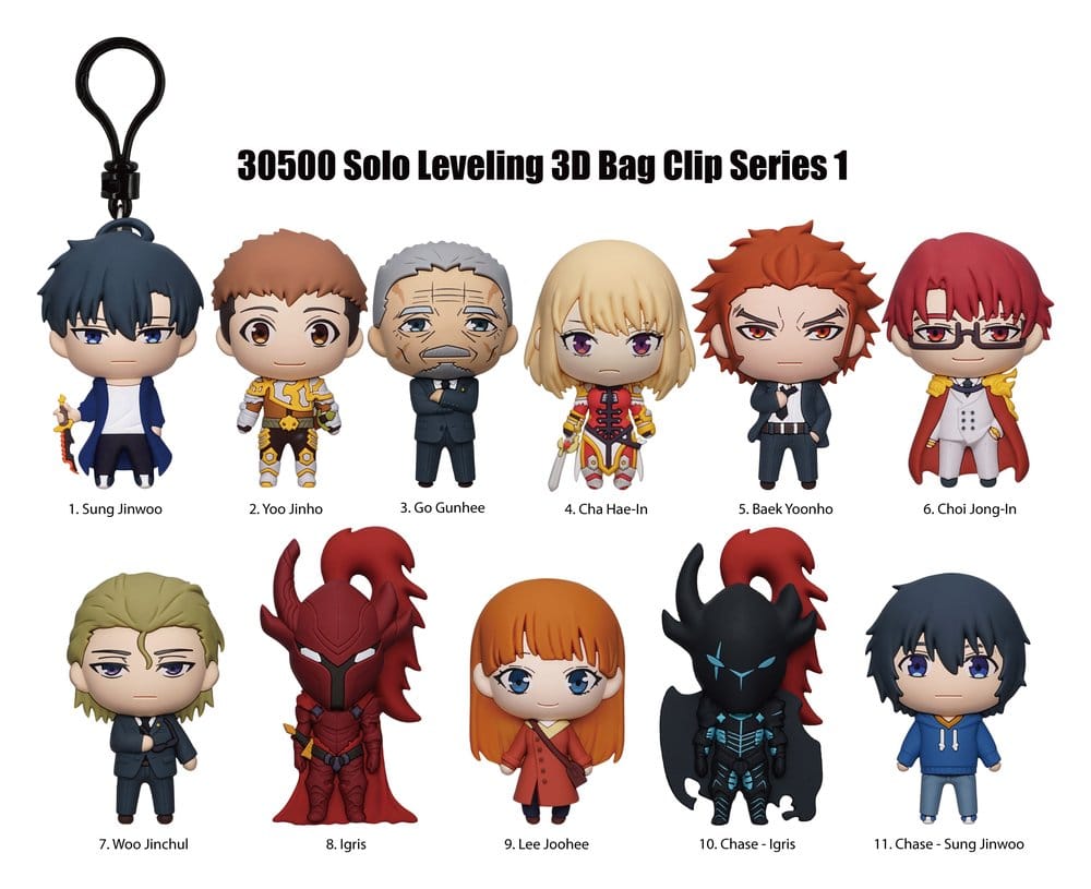 Solo Leveling 3D PVC-Taschenanhänger Serie 1 Blind Bag Display (24) Image 3