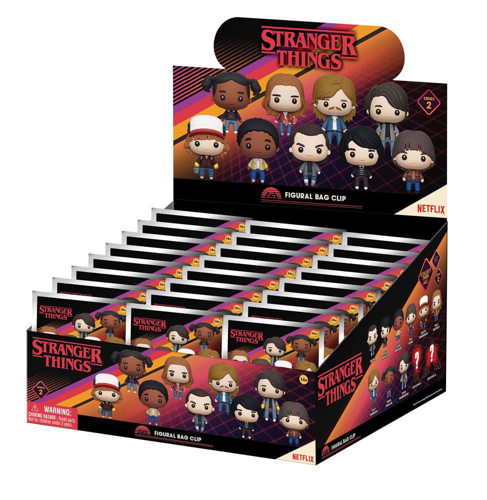 Stranger Things 3D PVC-Taschenanhänger Series 2 Display (24) Image 3
