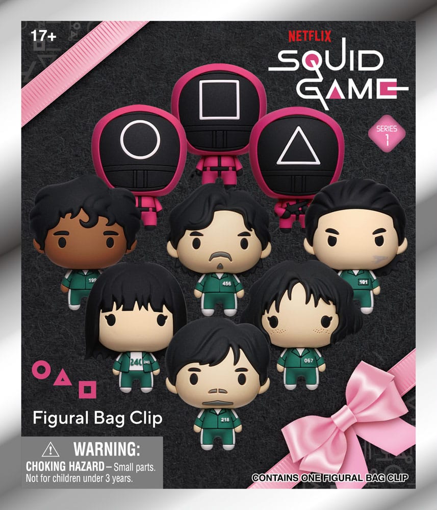 Squid Game 3D PVC-Taschenanhänger Series 1 Display (24) Image 2