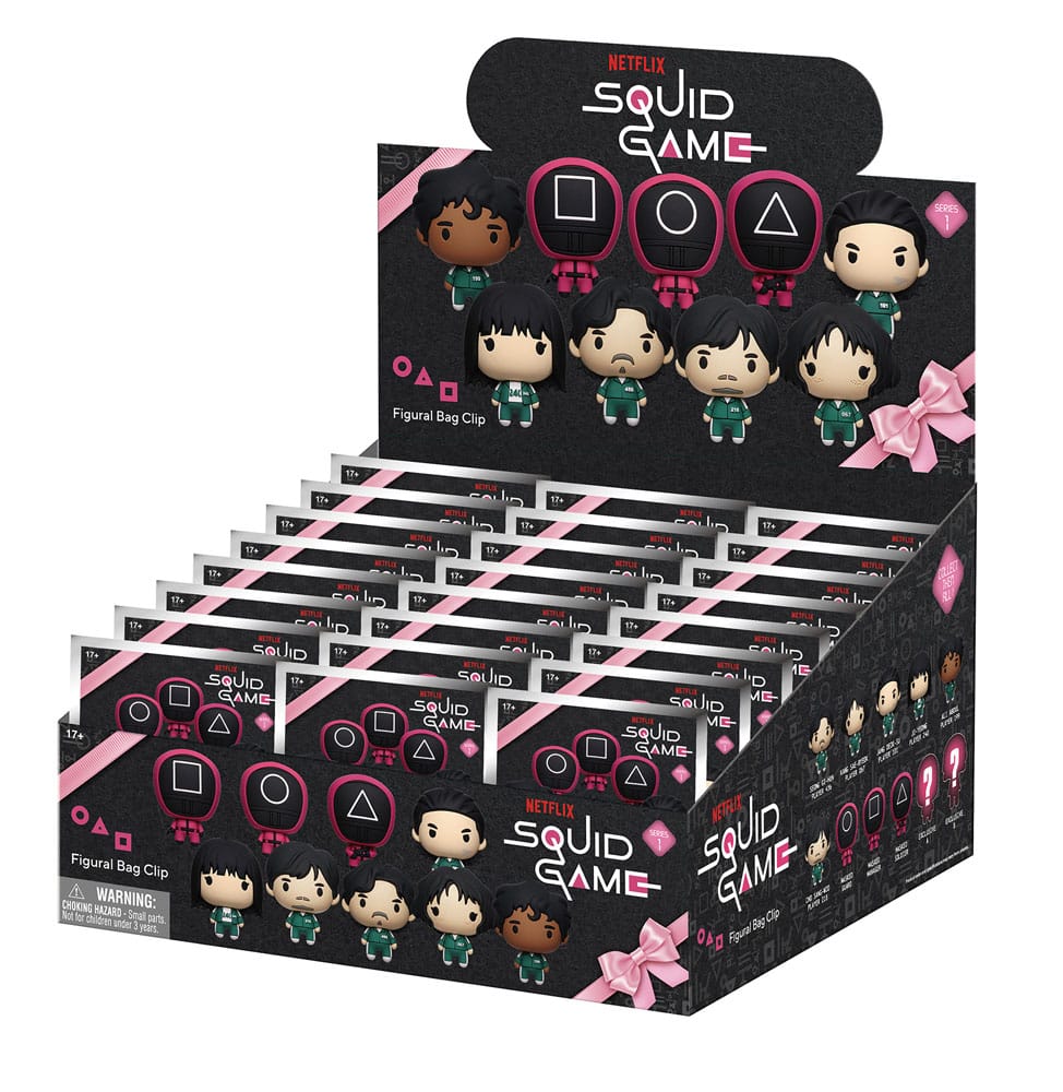 Squid Game 3D PVC-Taschenanhänger Series 1 Display (24) Image 3