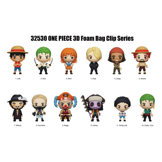 One Piece 3D PVC-Taschenanhänger Netflix Series 1 Display (24) Image 1