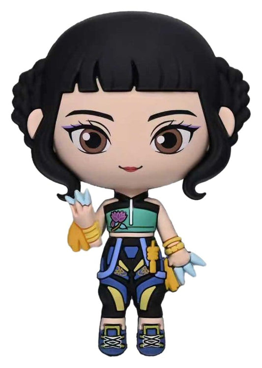 KPop Demon Hunters 3D Schaumstoff-Magnet Zoey Image