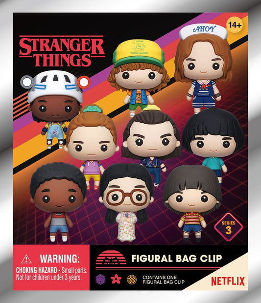 Stranger Things 3D PVC-Taschenanhänger Series 3 Display (24) Image 2