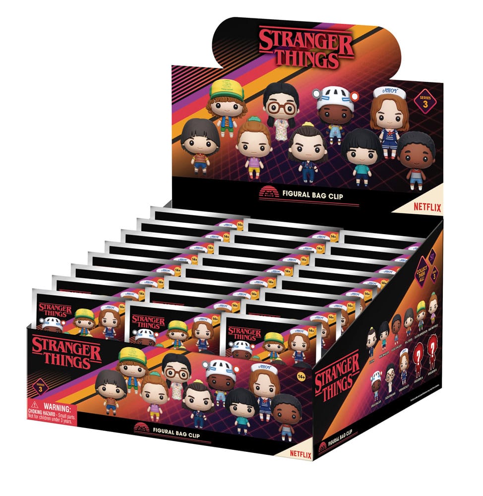 Stranger Things 3D PVC-Taschenanhänger Series 3 Display (24) Image 3