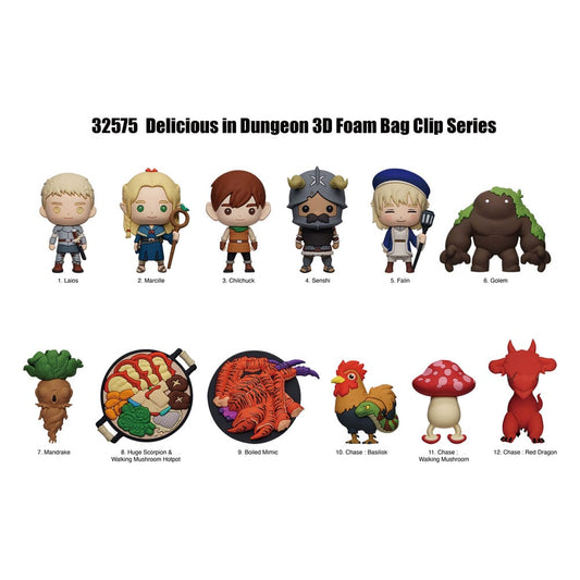 Delicious in Dungeon PVC-Taschenanhänger Series 1 Display (24) Image 1