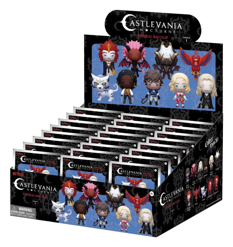 Castlevania Nocturne 3D PVC-Taschenanhänger Serie 1 Display (24) Image 1