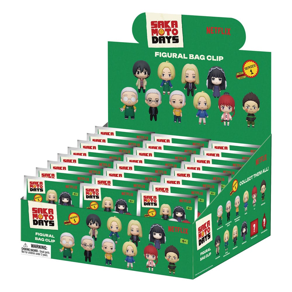 Sakamoto Days 3D PVC-Taschenanhänger Series 1 Display (24) Image 1
