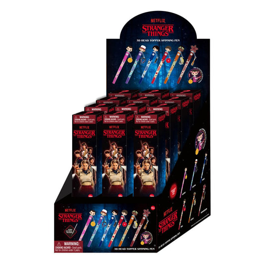 Stranger Things Stift 3D Head Topper Spinning Pen Image 1