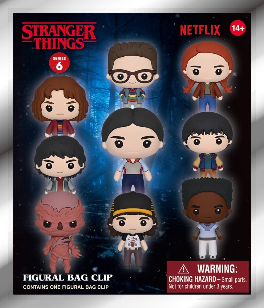 Stranger Things 5 3D PVC-Taschenanhänger Serie 6 Blind Bag Display (24) Image 2