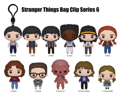 Stranger Things 5 3D PVC-Taschenanhänger Serie 6 Blind Bag Display (24) Image 3