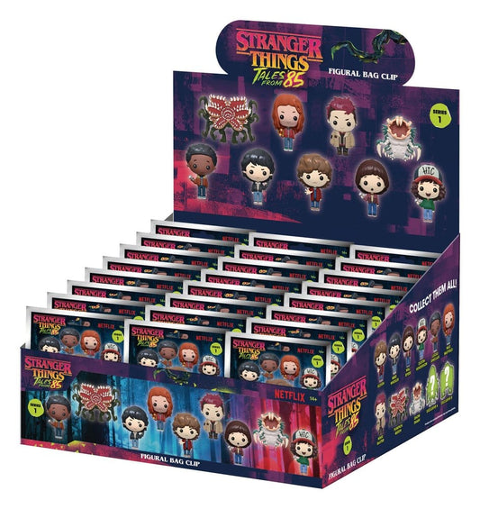 Stranger Things Tales of '85 3D PVC-Taschenanhänger Serie 1 Display (24) Image 1