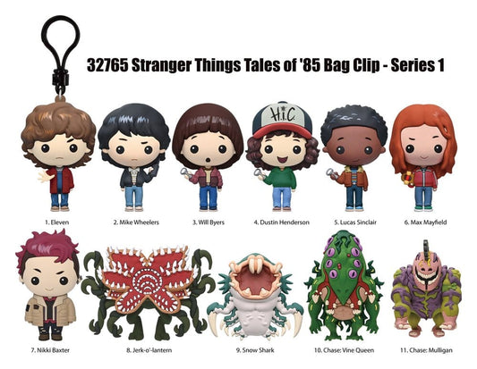 Stranger Things Tales of '85 3D PVC-Taschenanhänger Serie 1 Display (24) Image 2