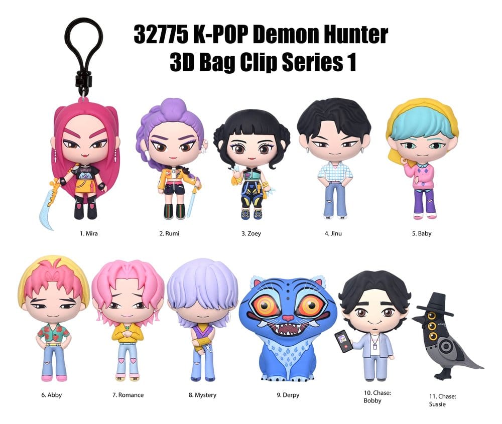 K-Pop Demon Hunter 3D PVC-Taschenanhänger Series 1 Display (24) Image 2