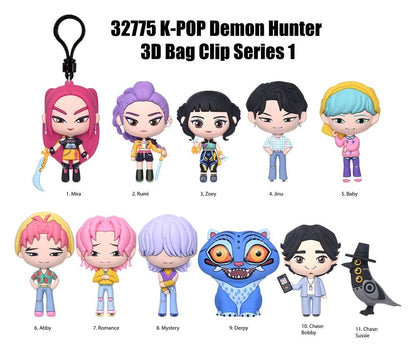 K-Pop Demon Hunter 3D PVC-Taschenanhänger Series 1 Display (24) Image 2