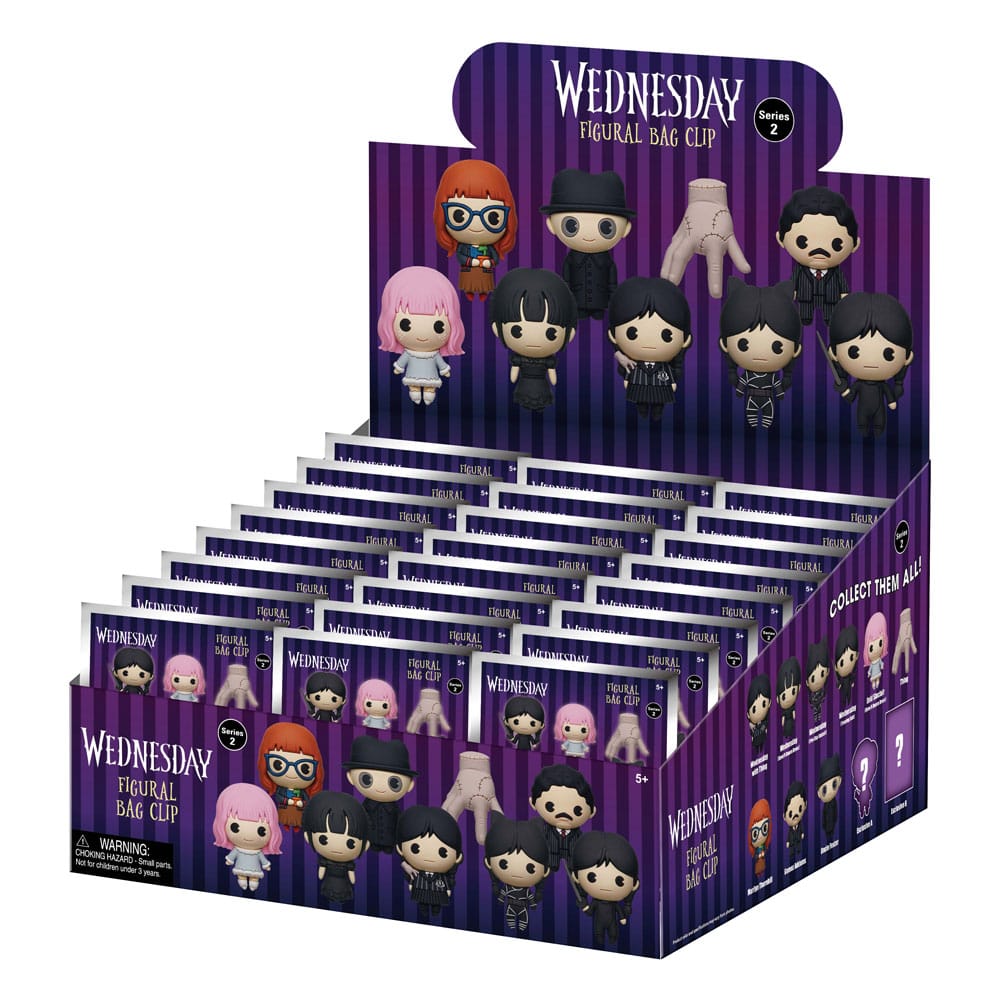 Wednesday 3D PVC-Taschenanhänger Series 2 Display (24) Image 3