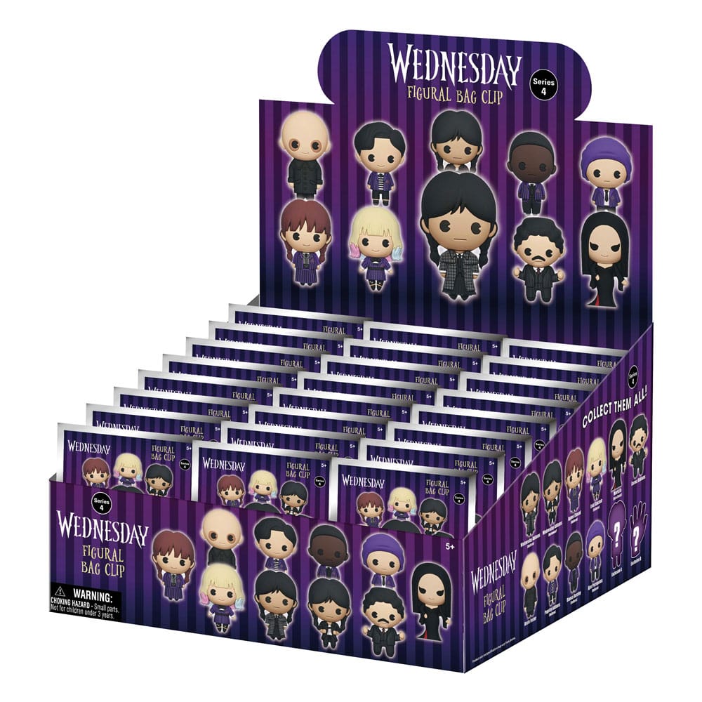Wednesday 3D PVC-Taschenanhänger Serie 4 Display  (24) Image 1