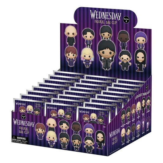 Wednesday 3D PVC-Taschenanhänger Serie 4 Display  (24) Image 1