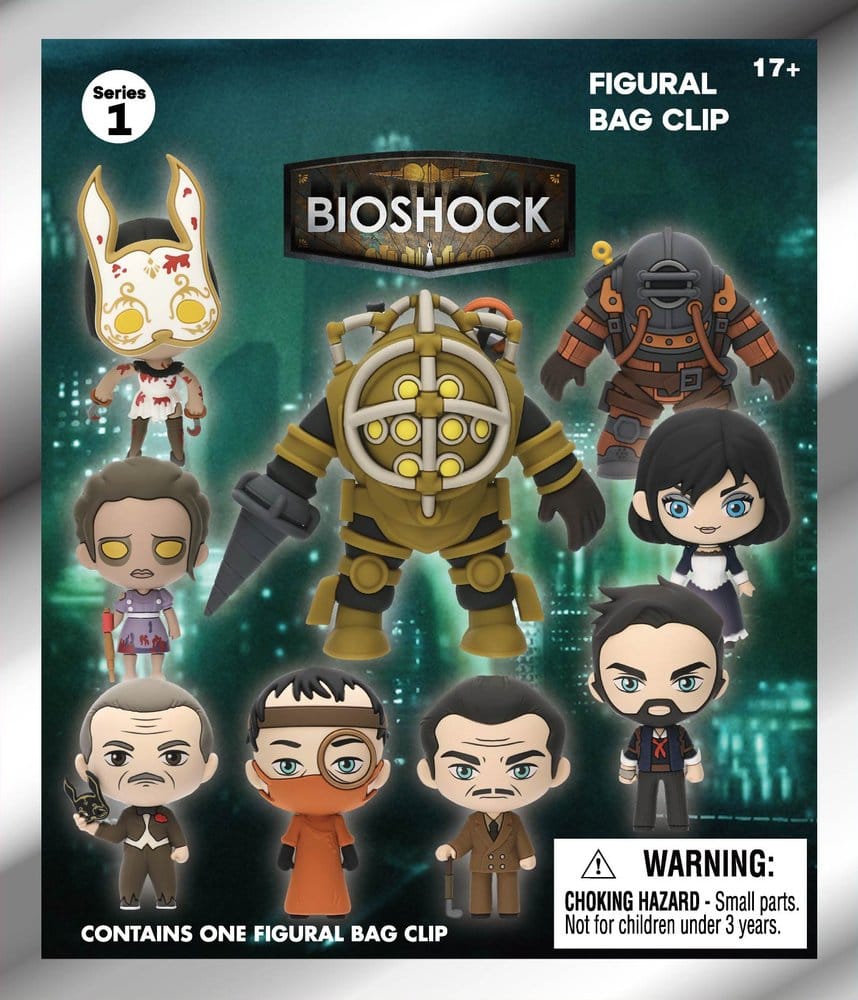 BioShock 3D PVC-Taschenanhänger Serie 1 Blind Bag Display (24) Image 2