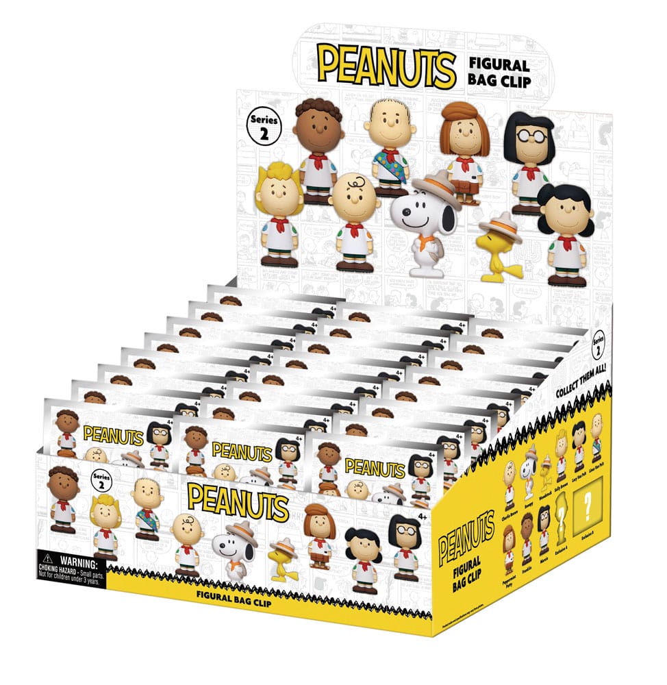 Die Peanuts 3D PVC-Taschenanhänger Snoopy Series 2 Display (24) Image 3