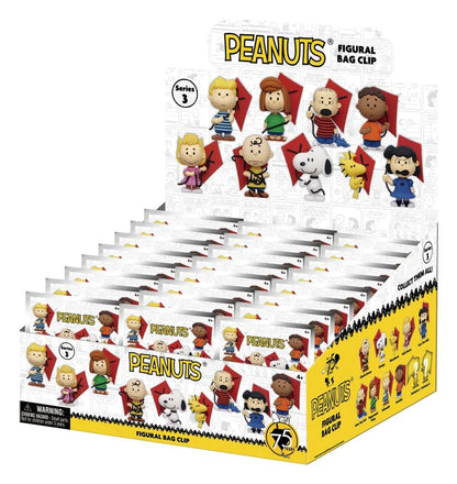 Snoopy 3D PVC-Taschenanhänger Serie 3 Blind Bag Display (24) Image 1