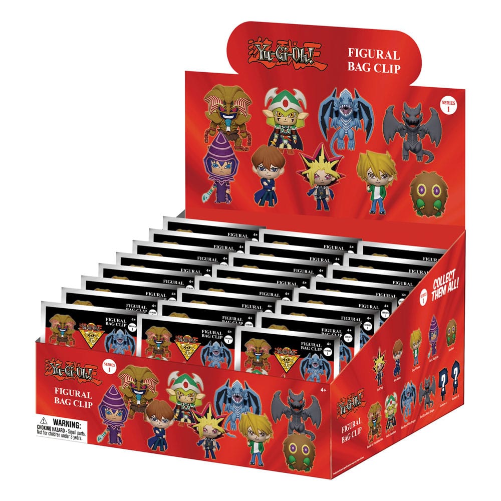 Yu-Gi-Oh 3D PVC-Taschenanhänger Series 1 Display (24) Image 1
