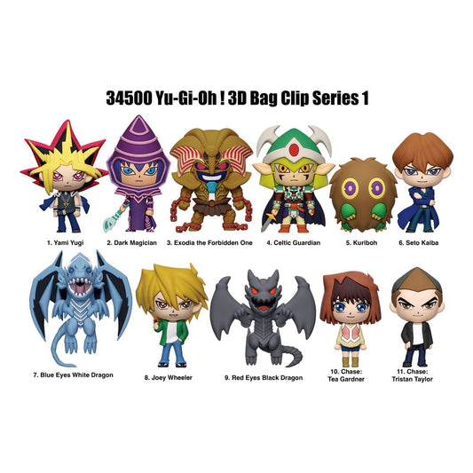 Yu-Gi-Oh 3D PVC-Taschenanhänger Series 1 Display (24) Image 2