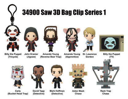 Saw 3D PVC-Taschenanhänger Serie 1 Blind Bag Display (24) Image 1