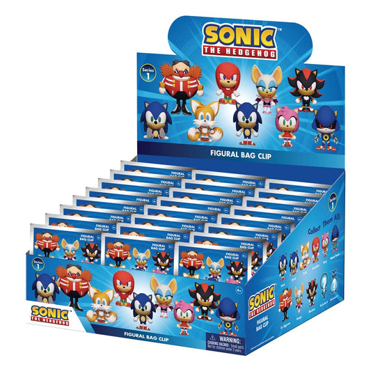 Sonic - The Hedgehog 3D PVC-Taschenanhänger Series 1 Display (24) Image 2