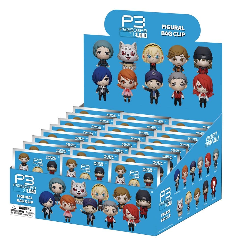Persona 3 3D PVC-Taschenanhänger Series 1 Display (24) Image 1