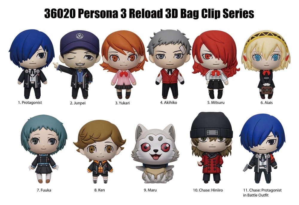 Persona 3 3D PVC-Taschenanhänger Series 1 Display (24) Image 2