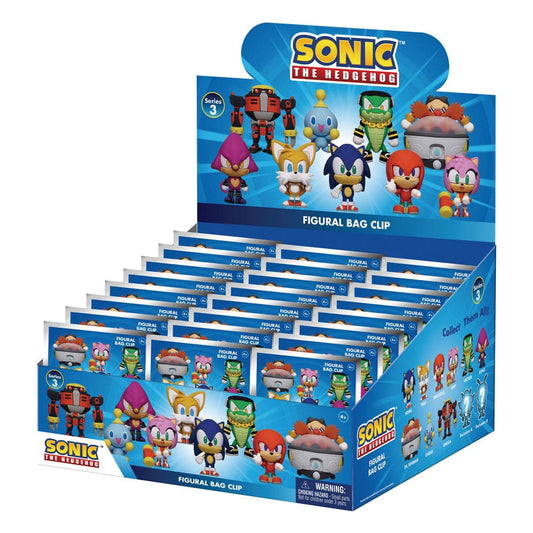 Sonic - The Hedgehog 3D PVC-Taschenanhänger Series 3 Display (24) Image 1